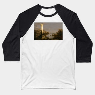 The Course of Empire: Desolation - Thomas Cole Baseball T-Shirt